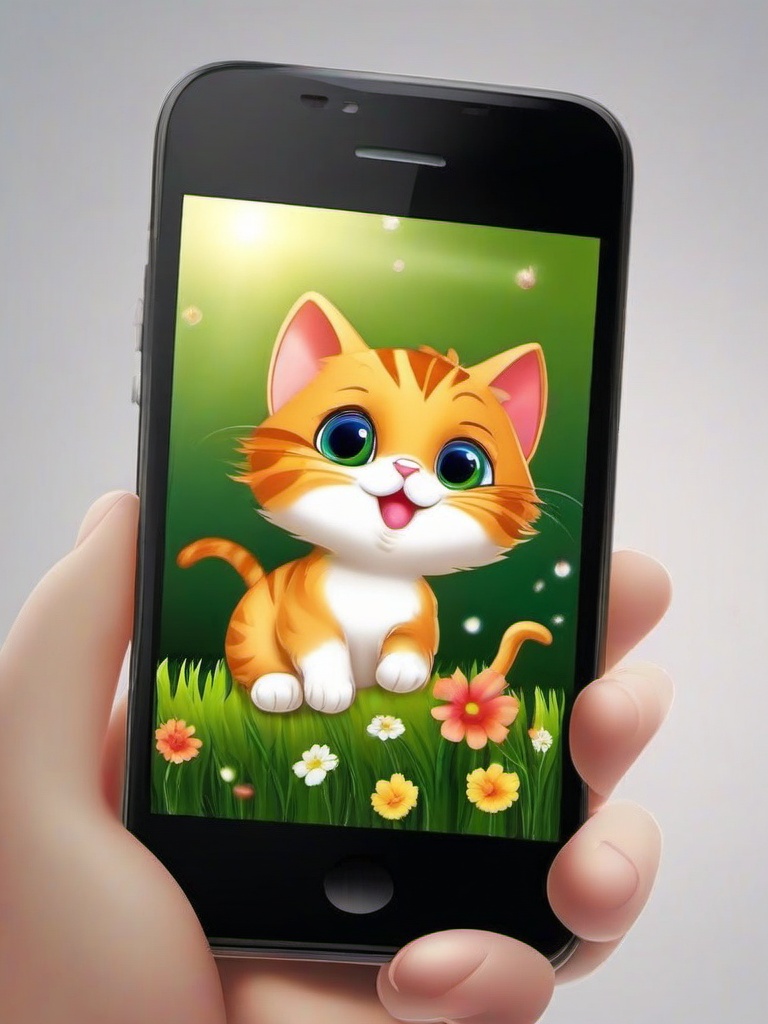 Cute Animated Cat Wallpaper - Playful cats with animations  ,mobile iphone background wallpaper