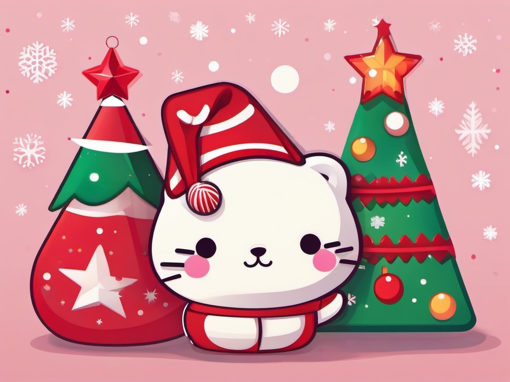 Christmas Kawaii Wallpaper  