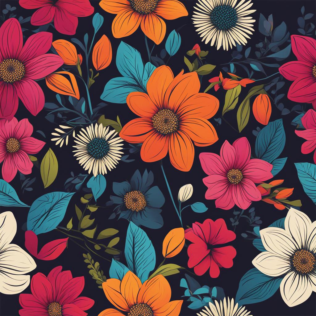 flower clipart - a vibrant, blooming flower. 