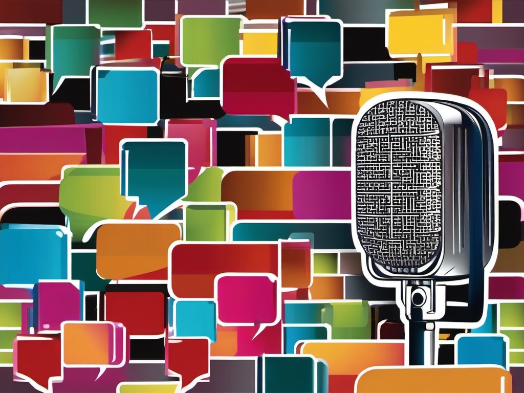 Microphone clipart - microphone being used during karaoke  