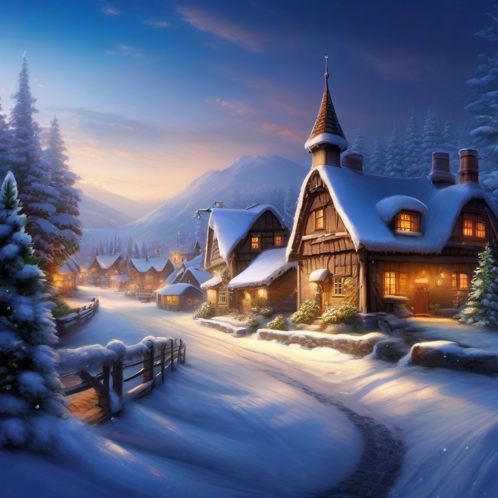 Snow Background Wallpaper - snowy village wallpaper  