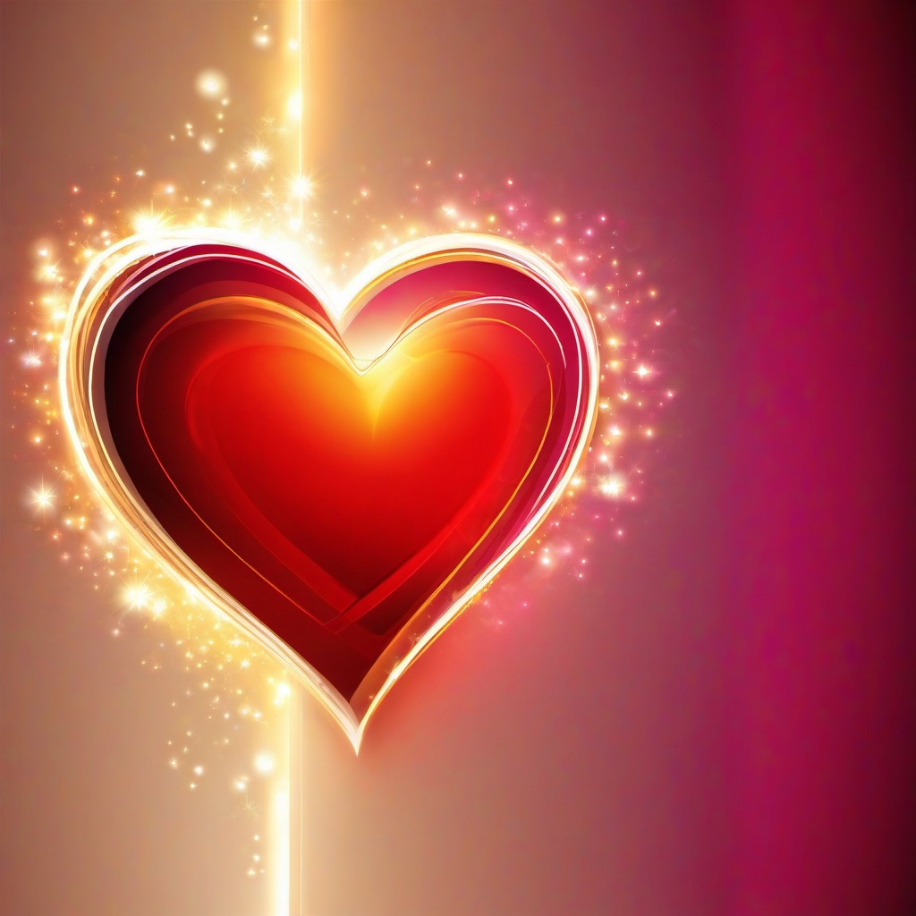 Heart Background Wallpaper - glow heart background  