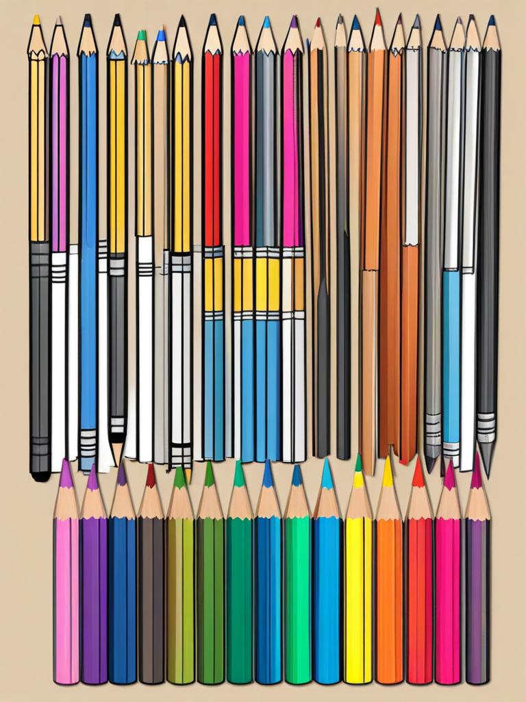 pencil clipart - ready to create and draw. 