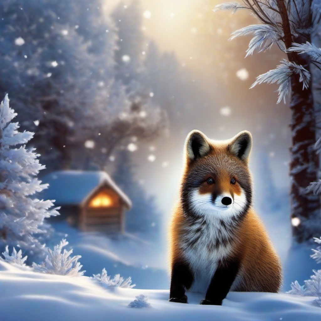 Winter background wallpaper - winter animals background wallpaper  