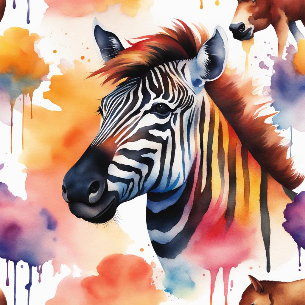 vivid watercolor animals - create a tattoo of your favorite animal with vibrant watercolor-style hues. 