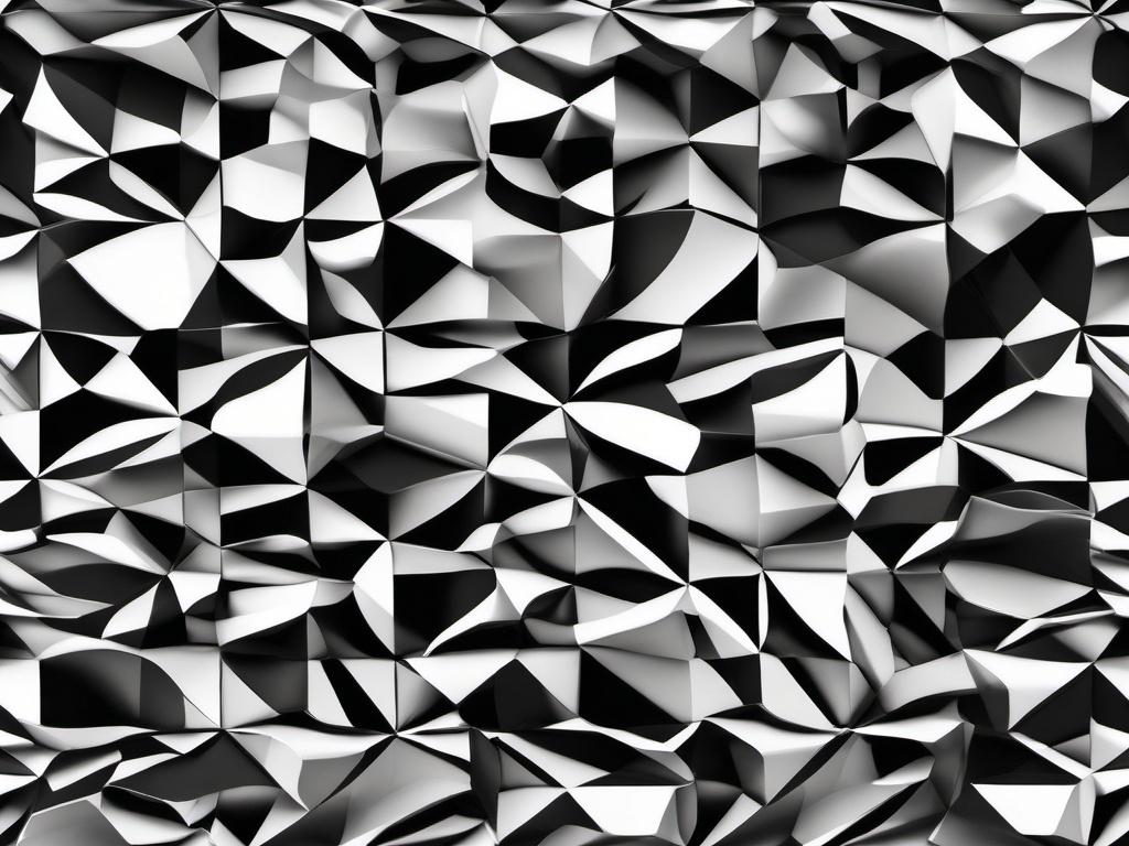 Minimalistic black and white pattern top view, photo realistic background, hyper detail, high resolution