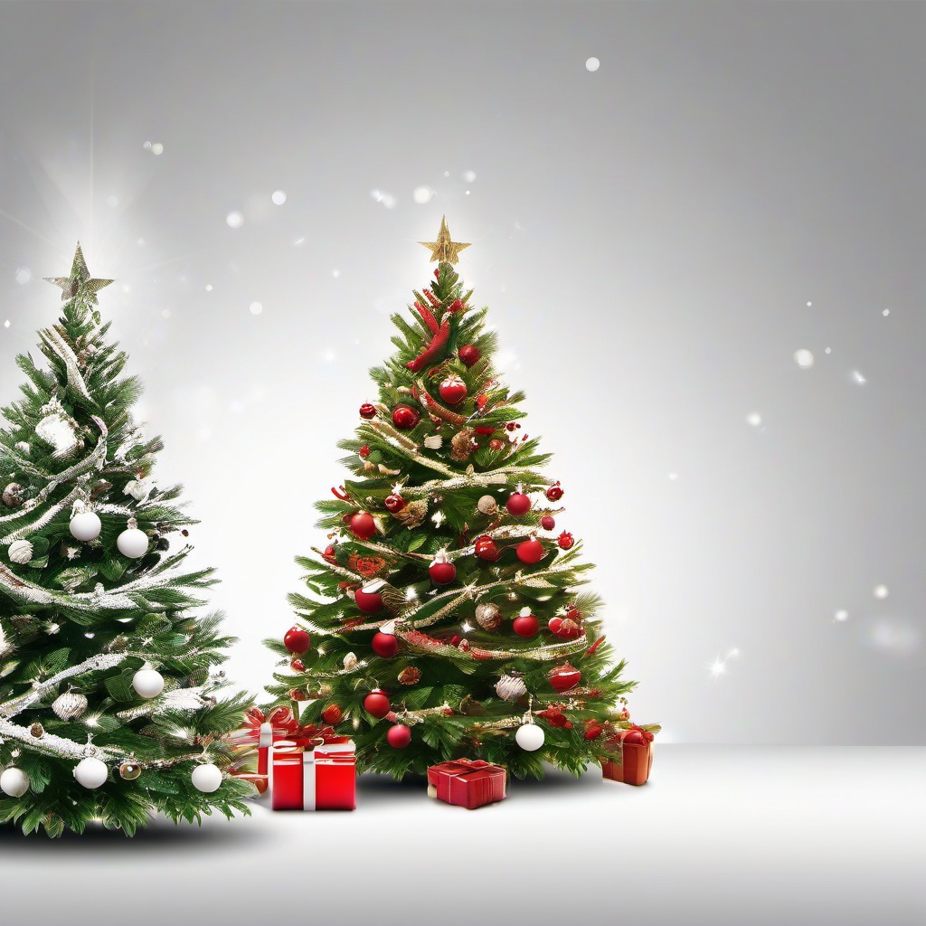 Christmas Background Wallpaper - christmas tree with white background  