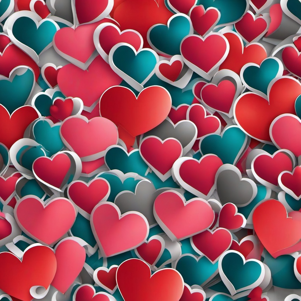 Heart Background Wallpaper - paper heart wallpaper  