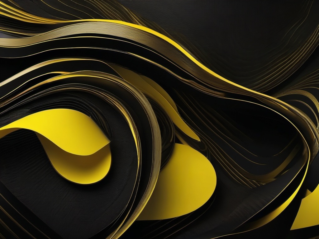 Black Background Yellow - Dark black background with a pop of yellow for an intense effect.  background wallpaper