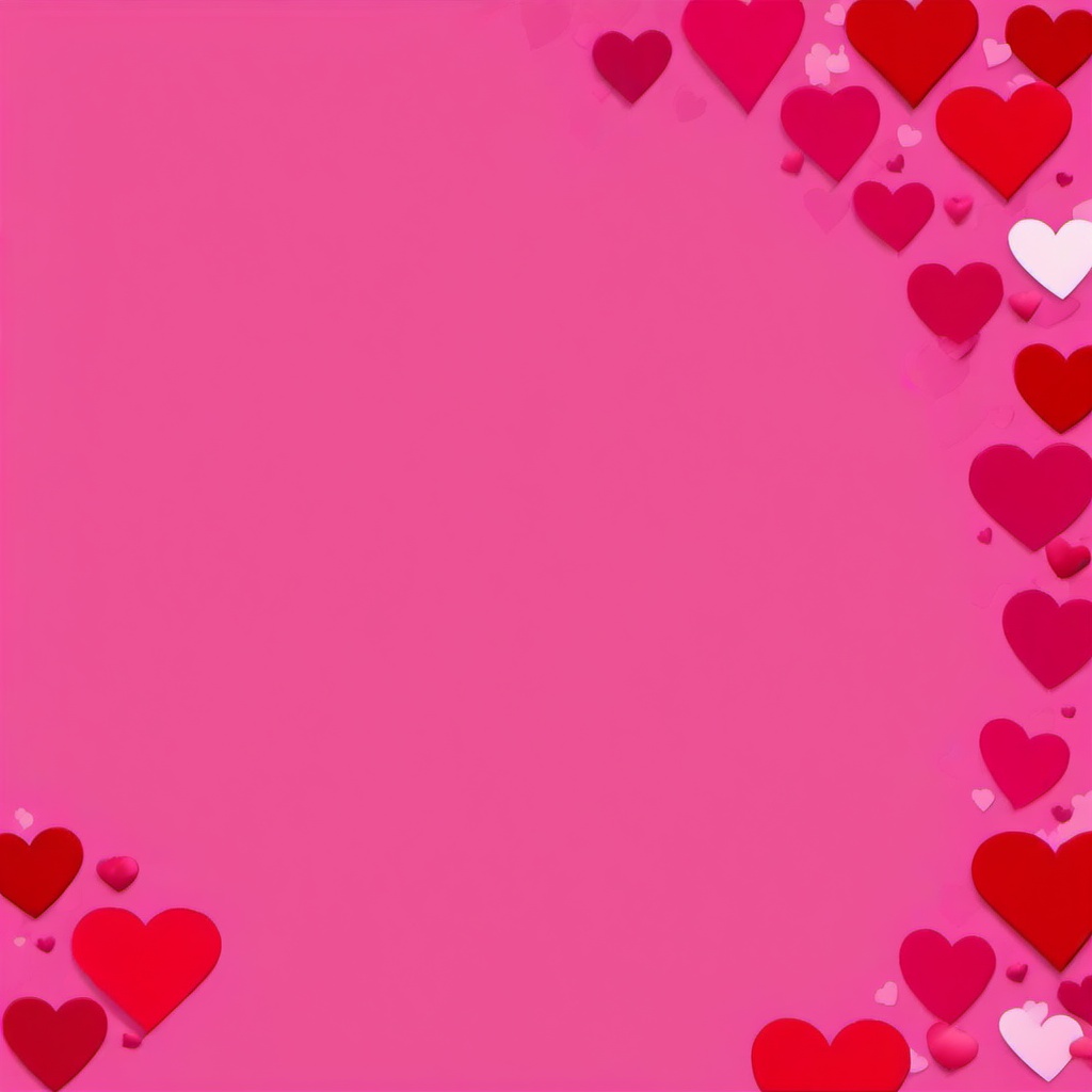 Heart Background Wallpaper - pink background with red hearts  