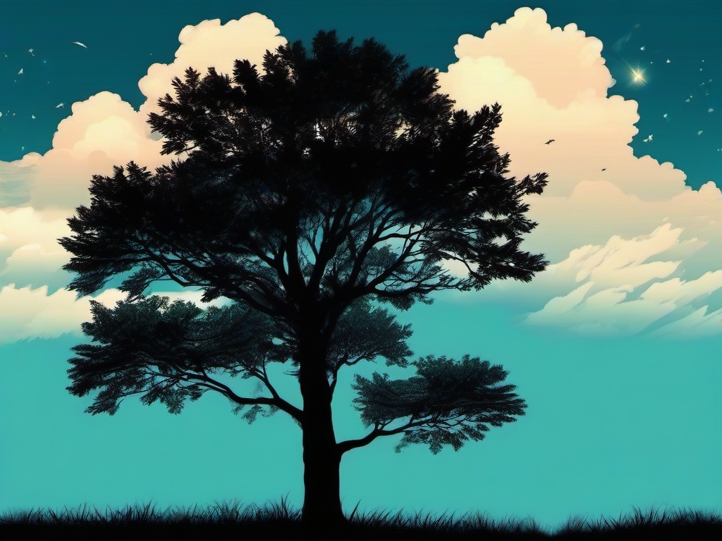 Sky Background With Trees  ,desktop background wallpaper