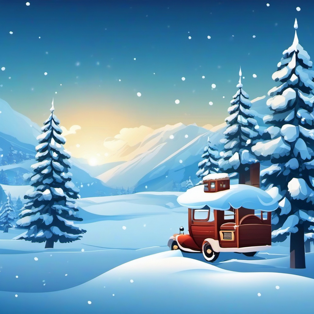 Snow Background Wallpaper - snow background cartoon  