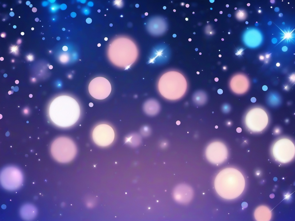 Blue Sparkle Background Aesthetic  