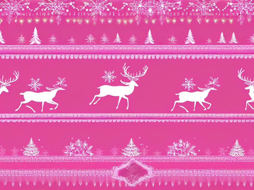 Wallpaper Pink Christmas  