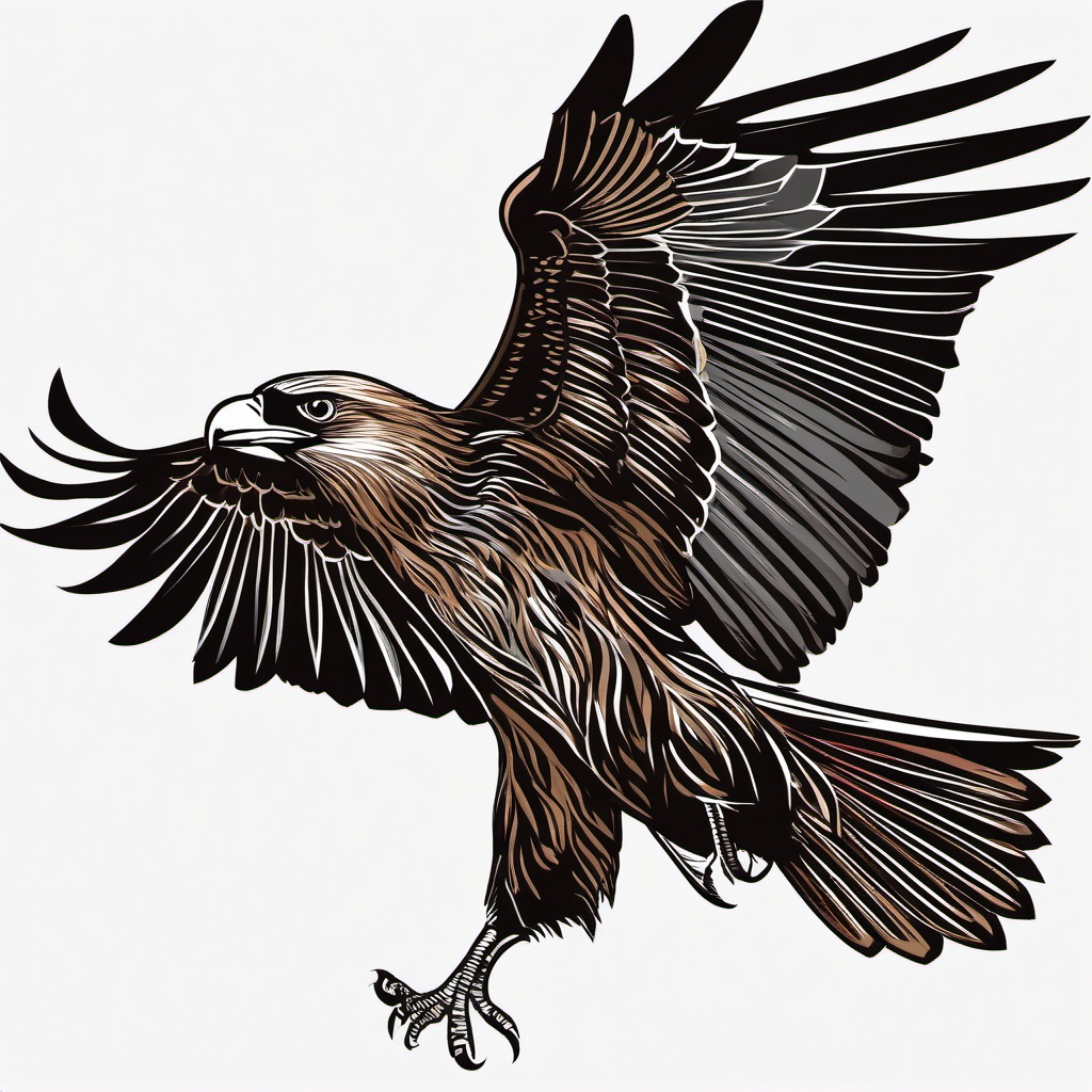 Condor clipart - Enormous bird of prey soaring at high altitudes, ,color clipart vector style