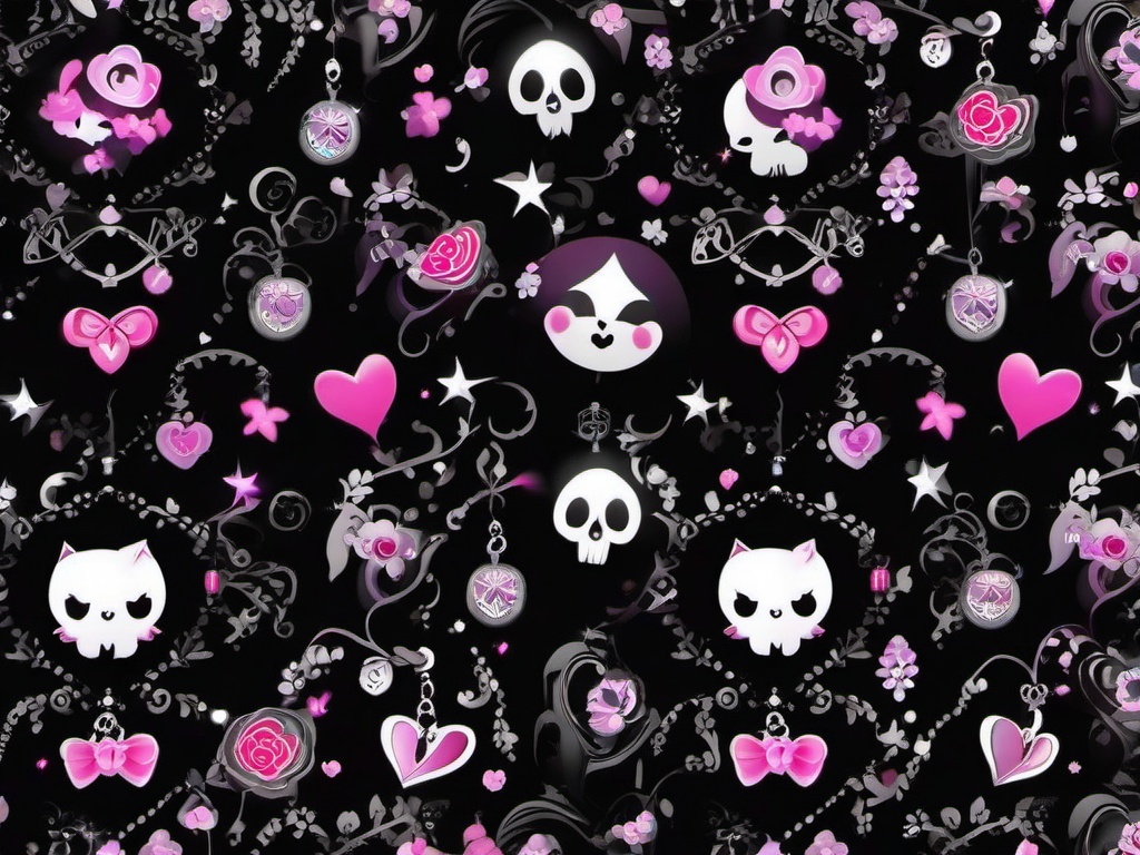 Kawaii Goth Wallpaper - Gothic elements with kawaii charm  ,desktop background wallpaper