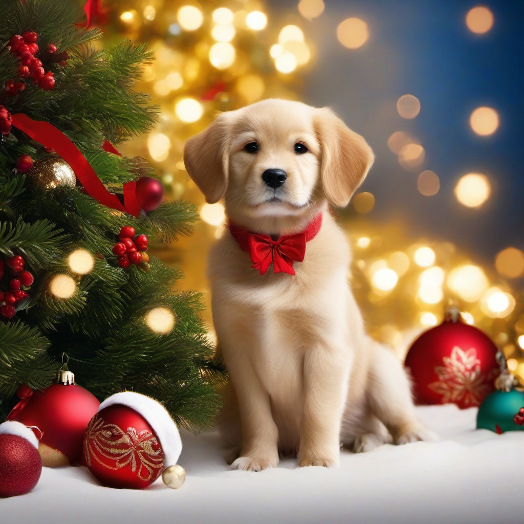 Christmas Background Wallpaper - christmas wallpaper dog  