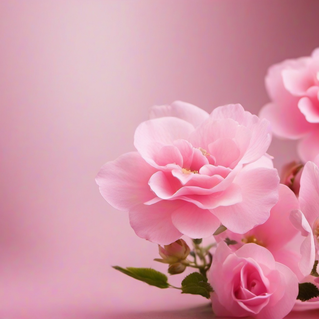 light pink background flowers  wallpaper