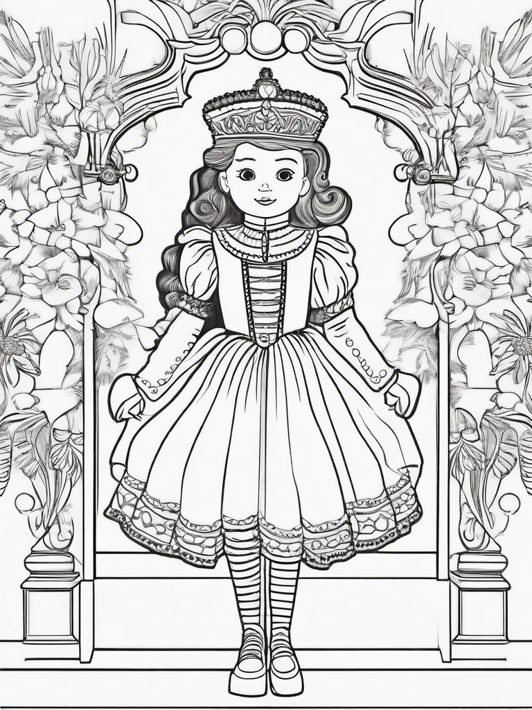 Nutcracker Pictures To Color  outling,coloring pages,black and whit