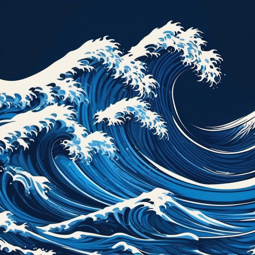 Wave Background Wallpaper - blue wave background aesthetic  