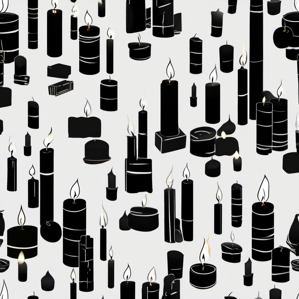 Black Wallpaper Candle  ,desktop background wallpaper