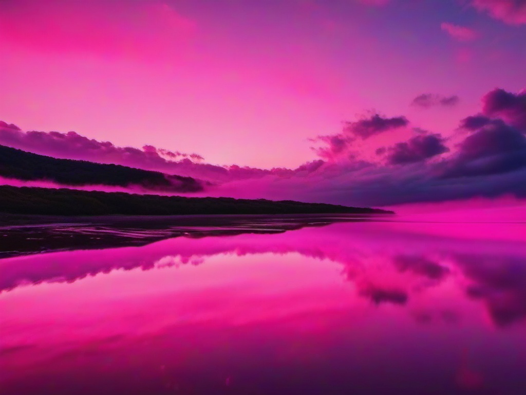 Aesthetic Pink Sky Wallpaper  ,desktop background wallpaper