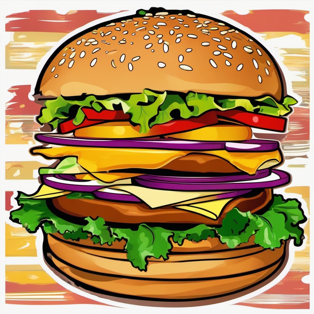 Burger  clipart