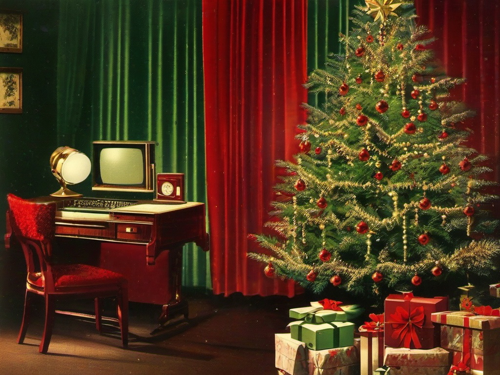 Vintage Christmas Screensavers  