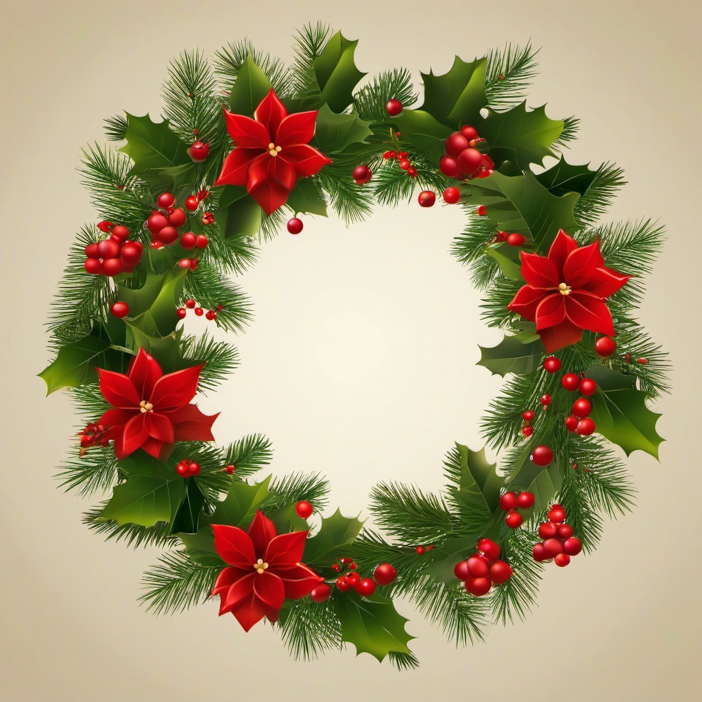 Christmas Wreath  clipart