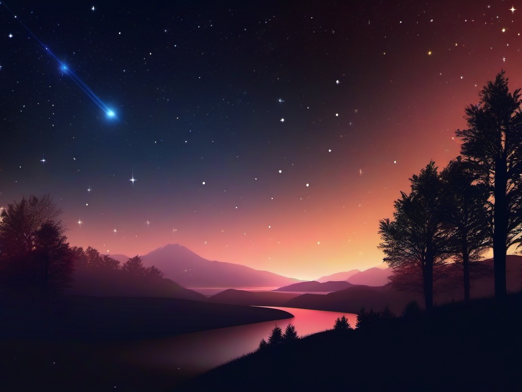 Sky And Stars Background  ,desktop background wallpaper