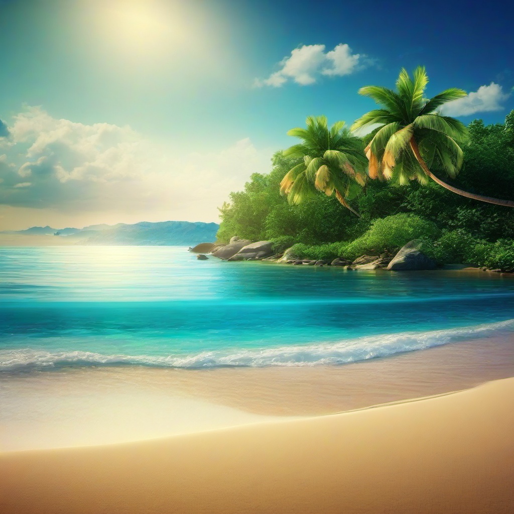 Beach Background Wallpaper - island beach background  