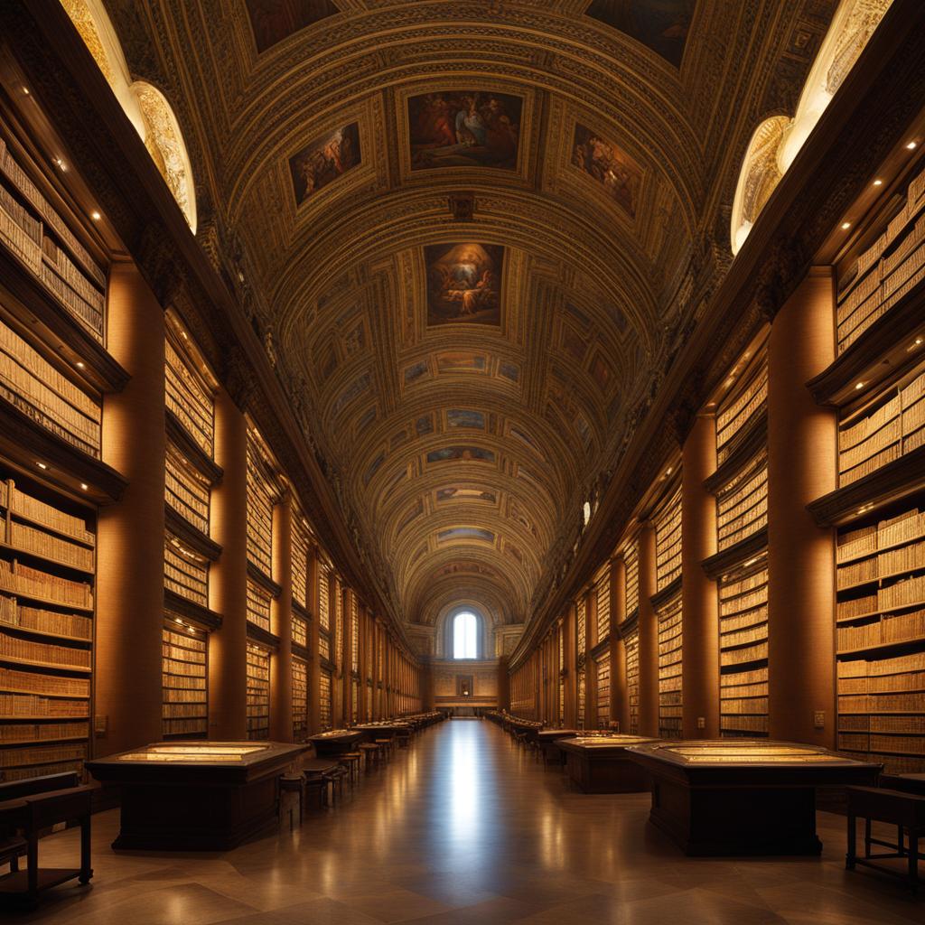 vatican library - capture the vast and ancient collections of the vatican library. 