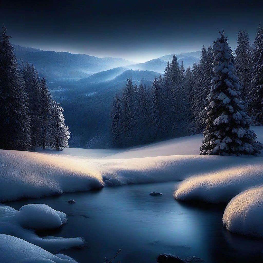 Winter background wallpaper - dark winter wallpaper  