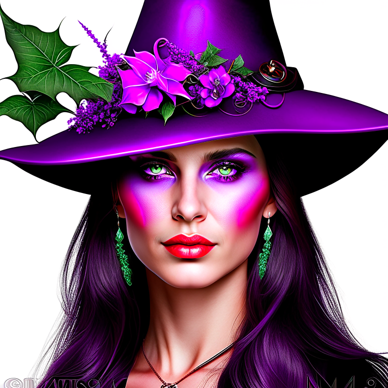 witch clipart - belladonna, a mysterious and powerful sorceress. 