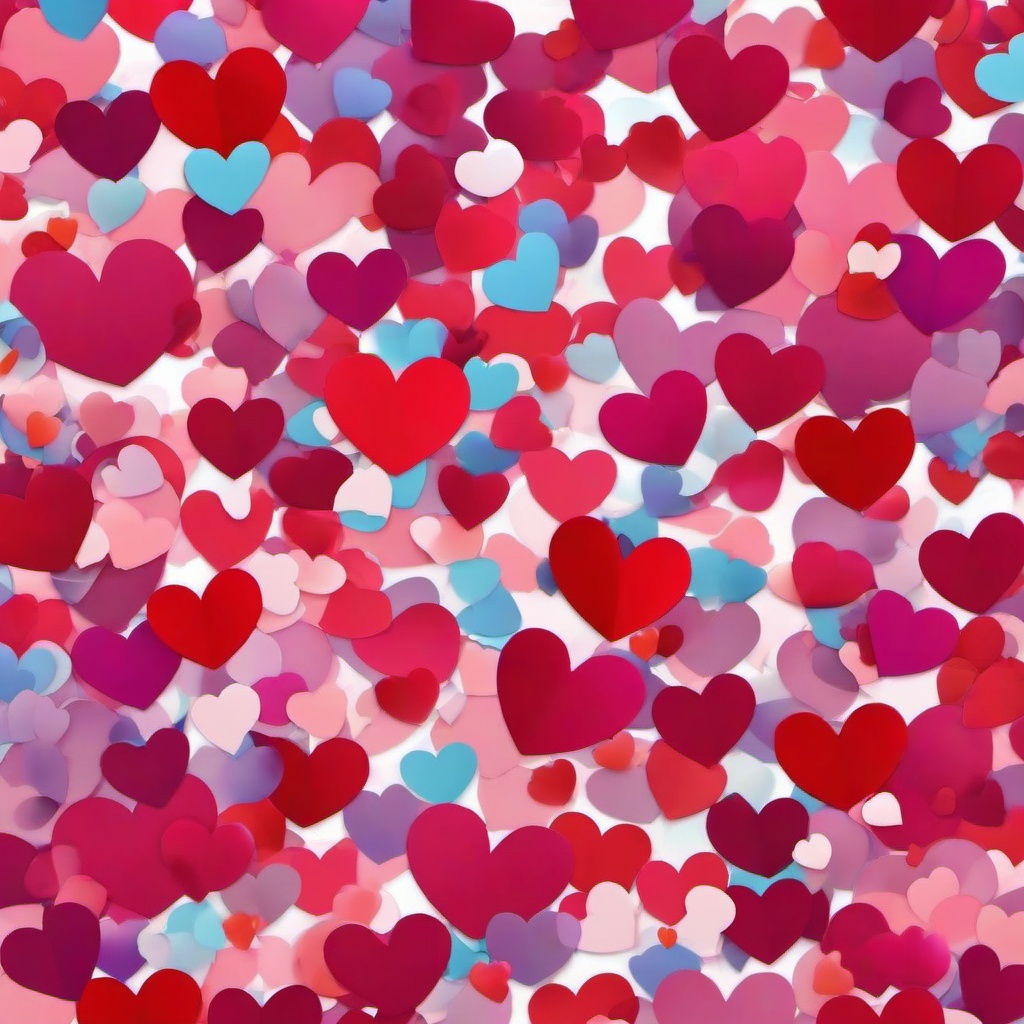 Heart Background Wallpaper - heart confetti background  