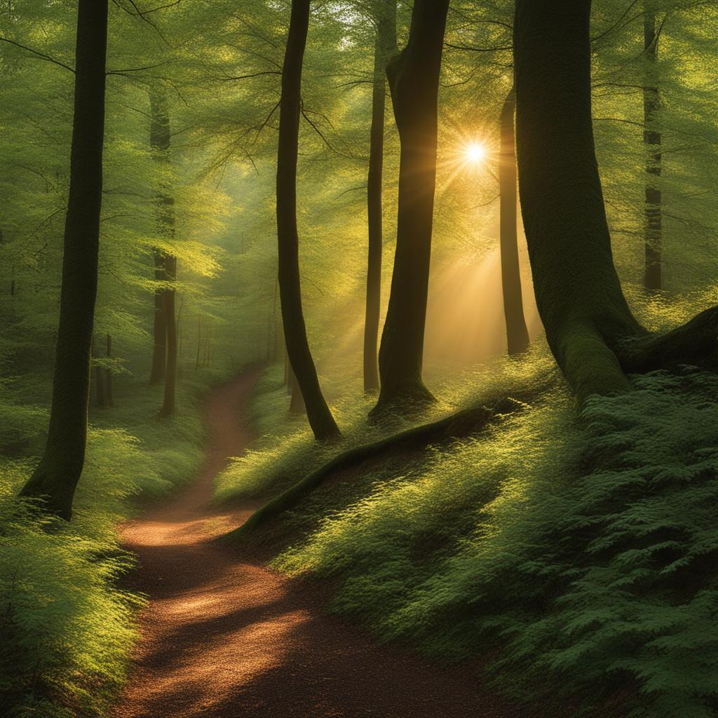 odenwald forest mysteries - capture the mystical ambiance of the odenwald forest, where ancient trees and hidden glades beckon. 