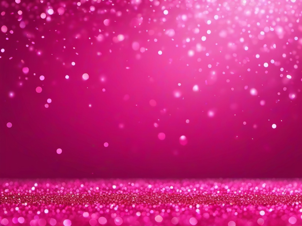 Pink Glitter Falling Background  