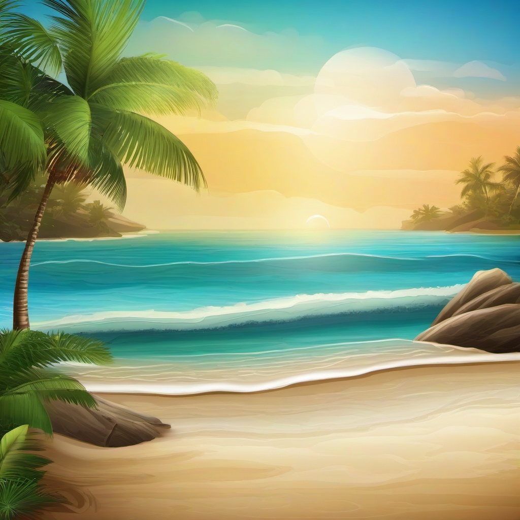 Beach background - shore background  