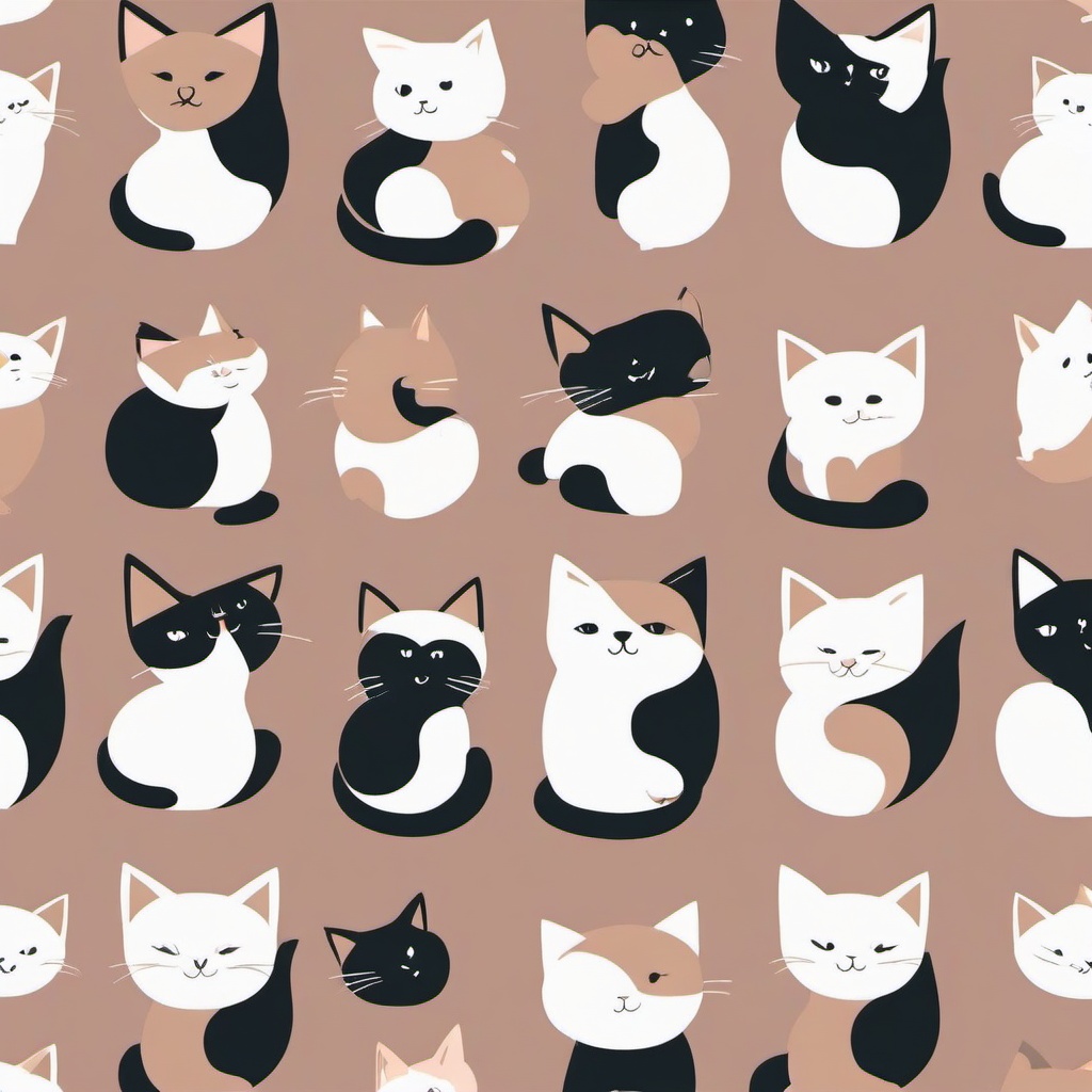 Cat Background Wallpaper - minimalist cat background  