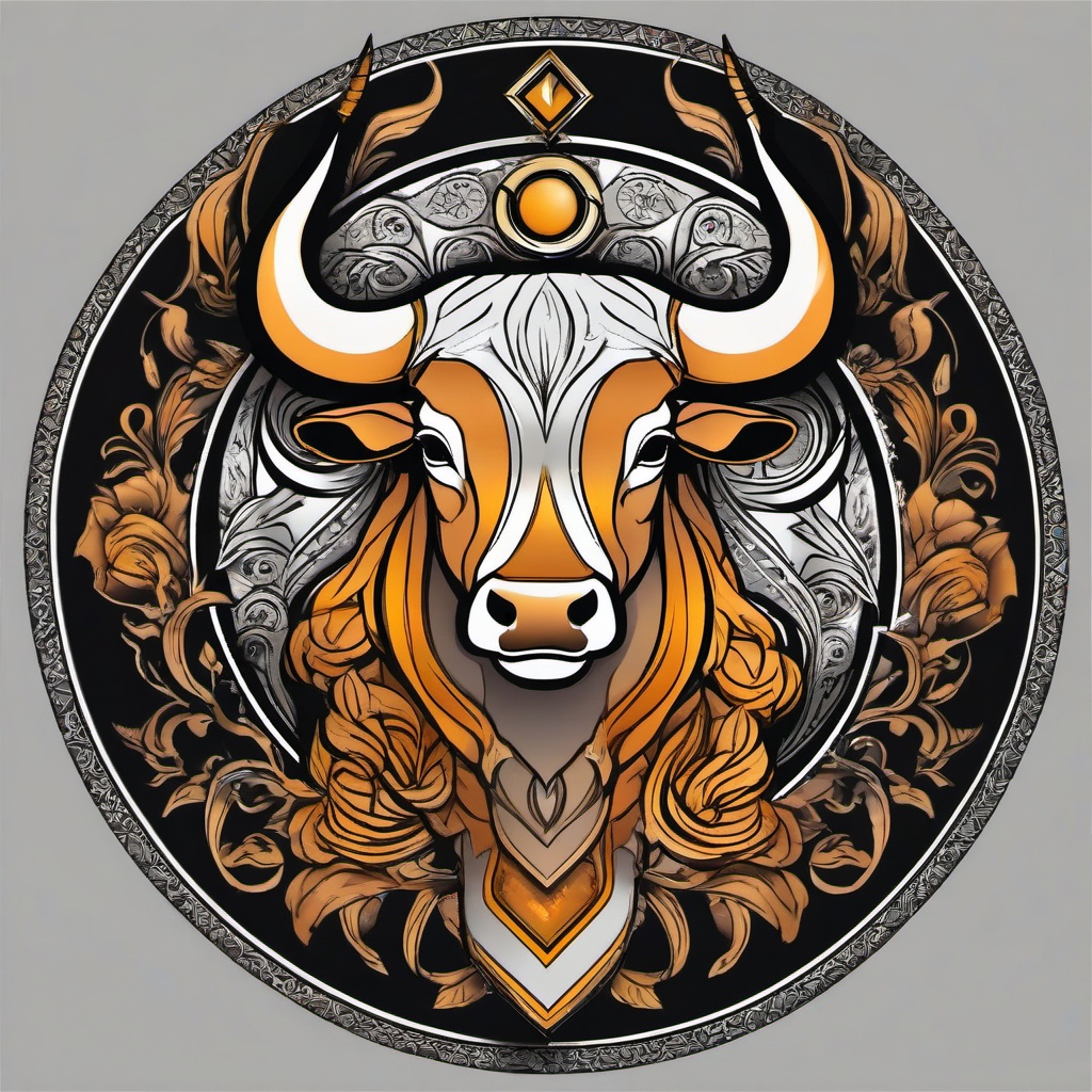 taurus sagittarius tattoo  simple vector color tattoo