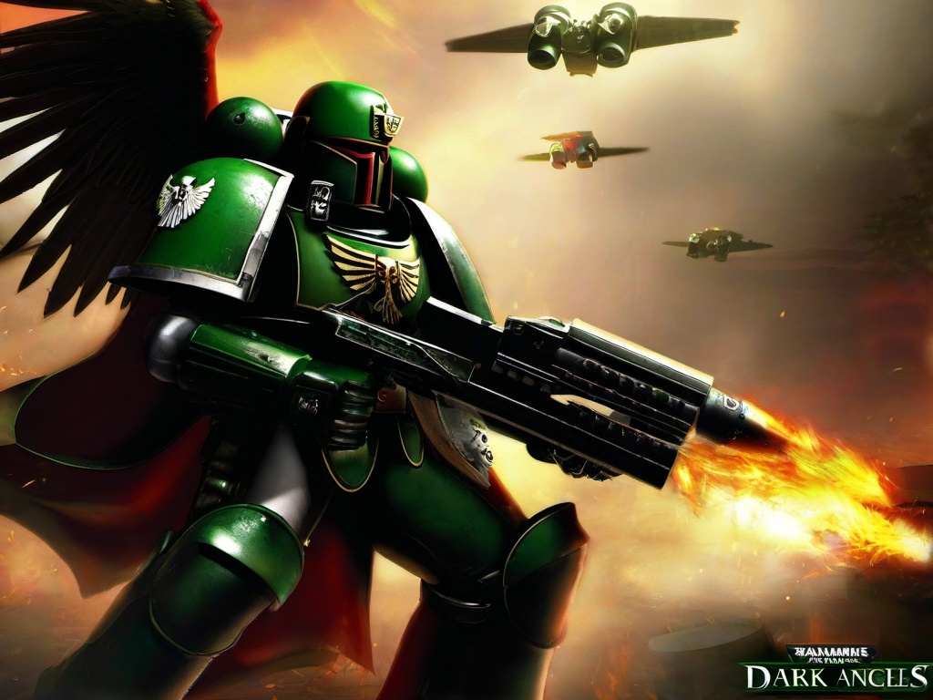 Warhammer 40K Dark Angels Wallpaper  ,desktop background wallpaper