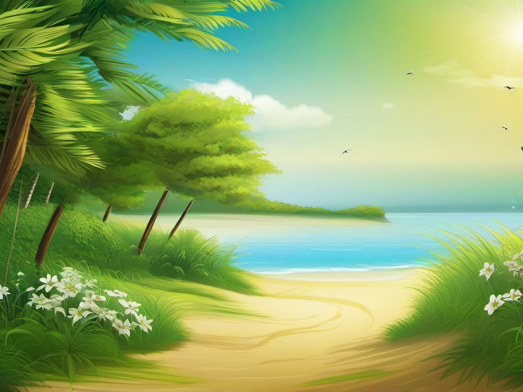 Summer Breeze Wallpaper  background