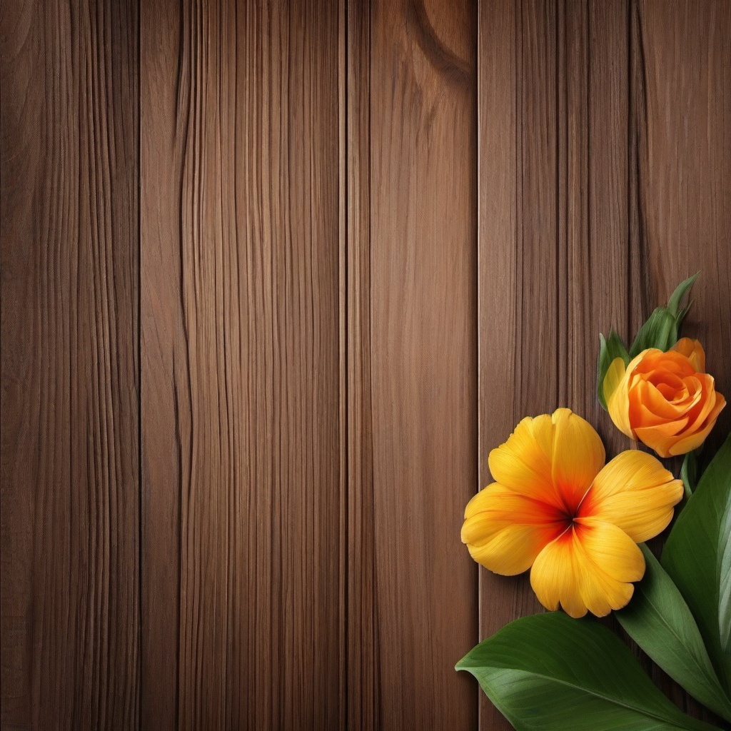 Wood Background Wallpaper - flower wood background  