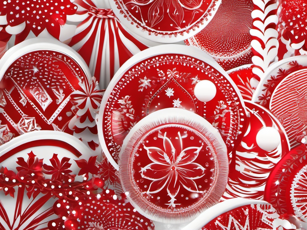 Red And White Christmas Wallpaper  