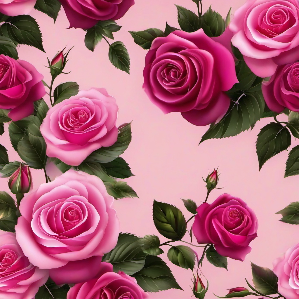 Flower Background Wallpaper - pink roses background  