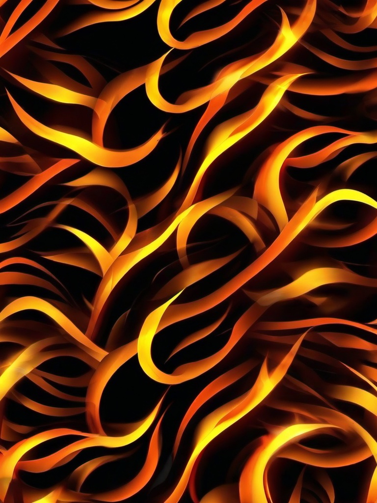 Fire Wallpaper - Lively flames with dark shadows  background wallpaper