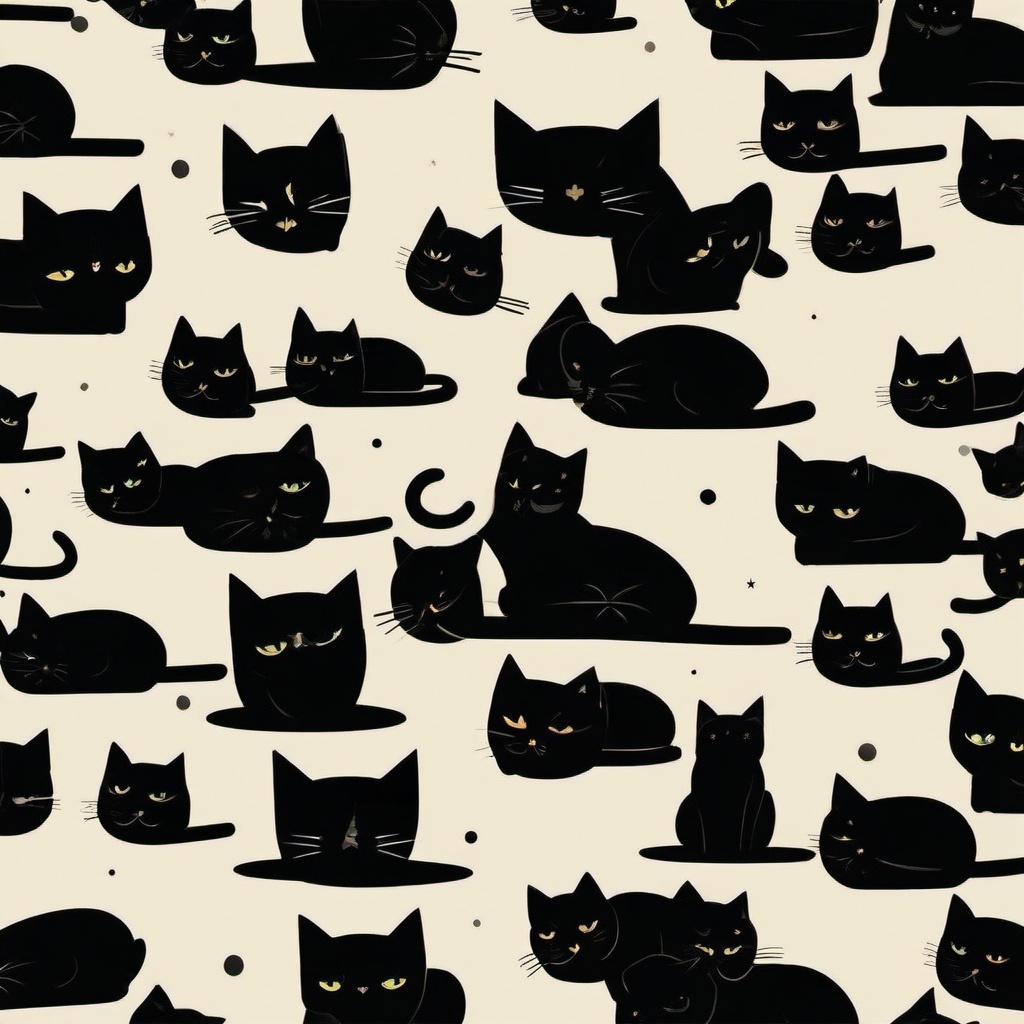 Cat Background Wallpaper - black cat wallpaper  