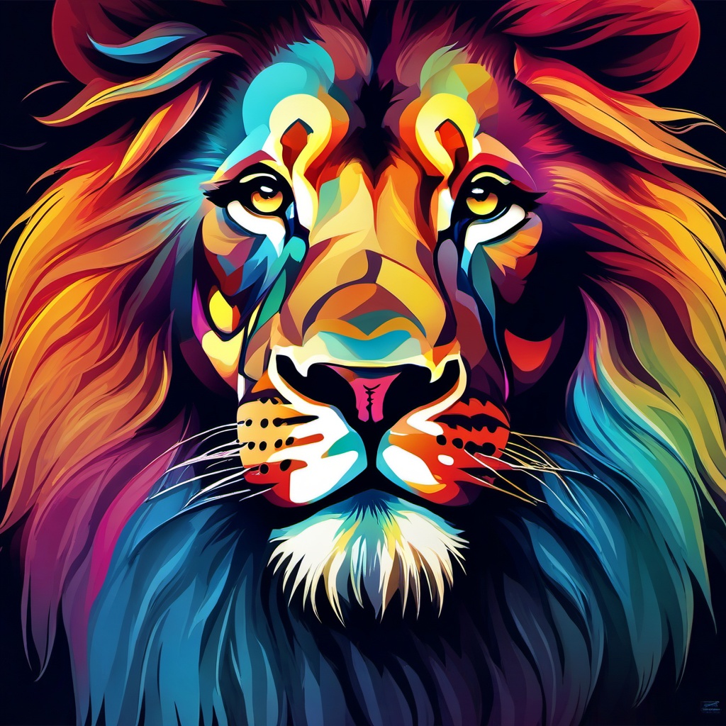 Lion Background Wallpaper - abstract lion wallpaper  