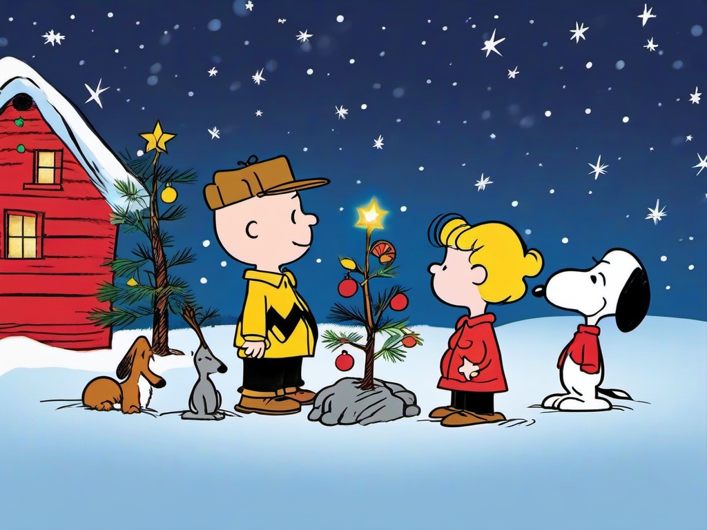 Charlie Brown Christmas Zoom Background  