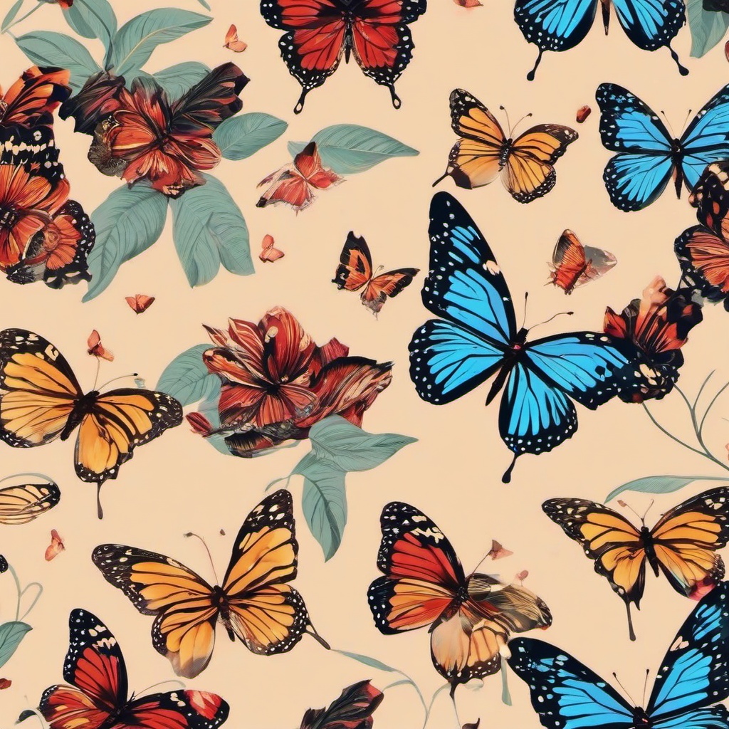 Butterfly Background Wallpaper - wallpaper aesthetic butterfly  